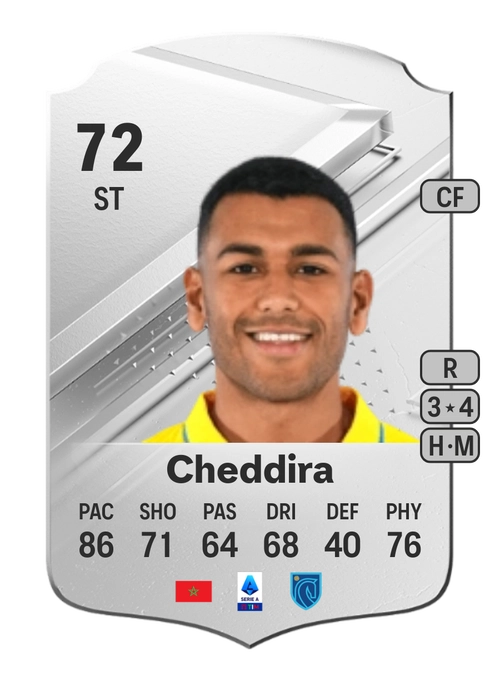 EA FC 24 Walid Cheddira 72