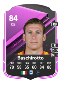 Federico Baschirotto Dynamic Duos 84 Overall Rating