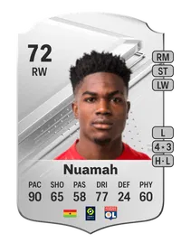 Ernest Nuamah Rare 72 Overall Rating