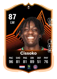 Ibrahim Cissoko UEL Road to the Knockouts 87 Overall Rating