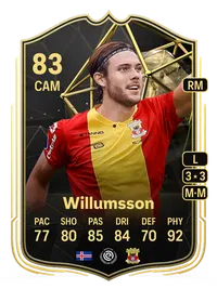 Willum Þór Willumsson Team of the Week 83 Overall Rating