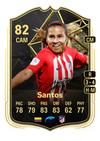 Leicy Santos Team of the Week 82 Overall Rating