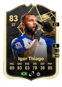 Igor Thiago Team of the Week 83 Overall Rating