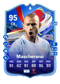 Javier Mascherano Greats of the Game Hero 95 Overall Rating