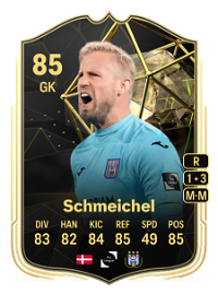 Kasper Schmeichel Team of the Week 85 Overall Rating