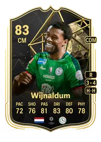 Georginio Wijnaldum Team of the Week 83 Overall Rating