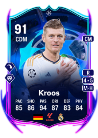 Toni Kroos UCL Road to the Final 91 Overall Rating