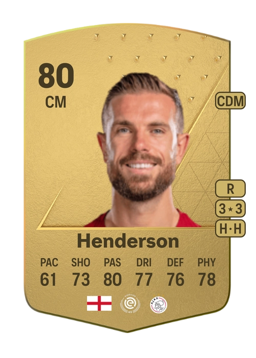 EA FC 24 Jordan Henderson 80