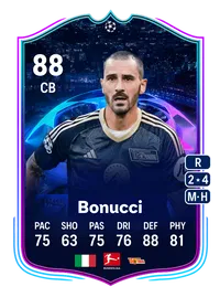 Leonardo Bonucci UCL Road to the Knockouts 88 Overall Rating