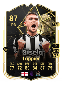 Kieran Trippier Team of the Week 87 Overall Rating