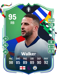 Kyle Walker UEFA EURO Path to Glory 95 Overall Rating