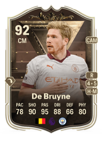 Kevin De Bruyne Centurions 92 Overall Rating
