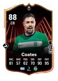 Sebastián Coates UEL Road to the Final 88 Overall Rating