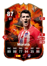 Morata FC Versus Fire 87 Overall Rating