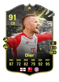 Eric Dier Showdown Plus 91 Overall Rating