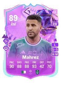 Riyad Mahrez Ultimate Birthday 89 Overall Rating