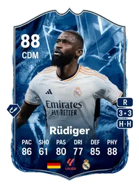 Antonio Rüdiger FC Versus Ice 88 Overall Rating