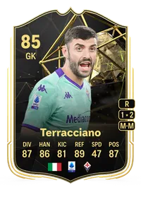 Pietro Terracciano Team of the Week 85 Overall Rating