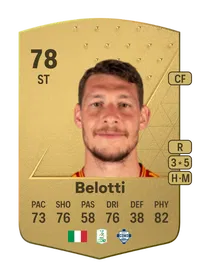 Andrea Belotti Common 78 Overall Rating