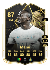 Sadio Mané Team of the Week 87 Overall Rating