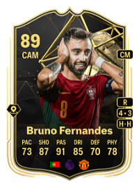 Bruno Fernandes Team of the Week 89 Overall Rating