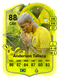 Anderson Talisca Radioactive 88 Overall Rating