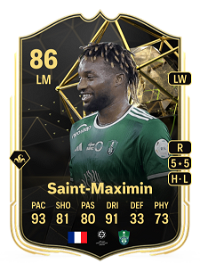 Allan Saint-Maximin Team of the Week 86 Overall Rating