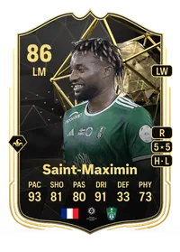 Allan Saint-Maximin Team of the Week 86 Overall Rating