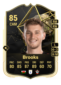 David Brooks Team of the Week 85 Overall Rating