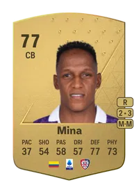 Yerry Mina Common 77 Overall Rating