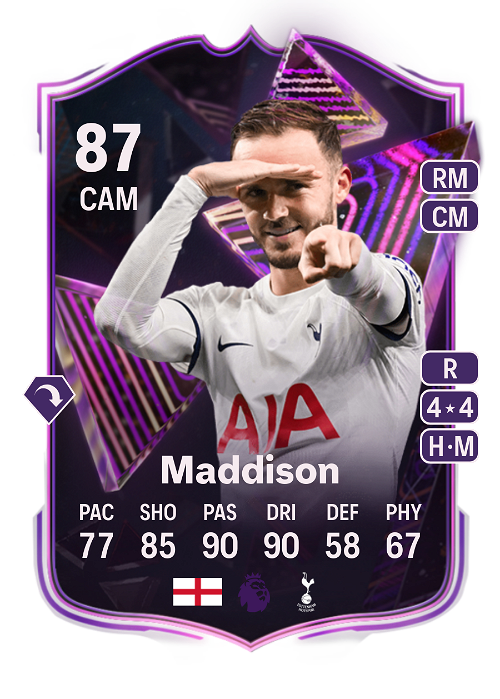 EA FC 24 James Maddison 87