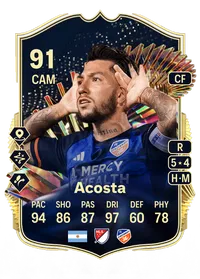 Luciano Acosta Team of the Season 91 Overall Rating