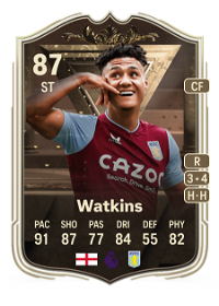 Ollie Watkins Centurions 87 Overall Rating
