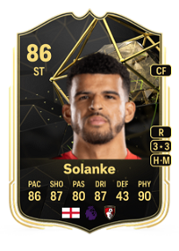 Dominic Solanke Team of the Week 86 Overall Rating