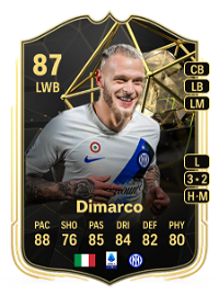 Federico Dimarco Team of the Week 87 Overall Rating