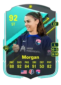 Morgan Moments 92 Overall Rating