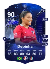 Debinha TOTY Honourable Mentions 90 Overall Rating