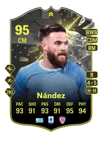 Nahitan Nández Showdown Plus 95 Overall Rating