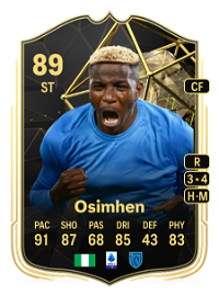 Victor Osimhen Team of the Week 89 Overall Rating