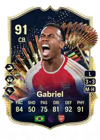 Gabriel Team of the Season 91 Overall Rating