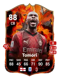 Fikayo Tomori FC Versus Fire 88 Overall Rating