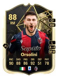 Riccardo Orsolini Team of the Week 88 Overall Rating