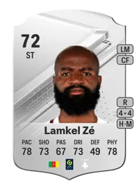 Didier Lamkel Zé Rare 72 Overall Rating