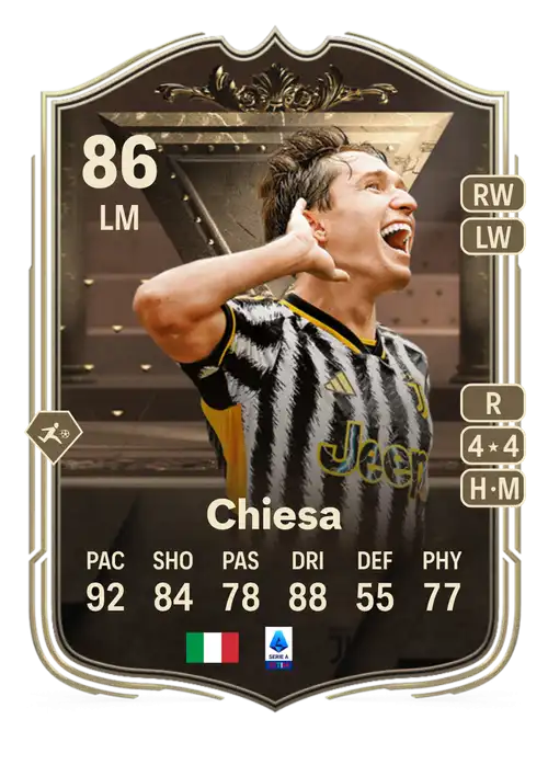 EA FC 24 Federico Chiesa 86