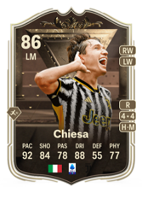 Federico Chiesa Centurions 86 Overall Rating