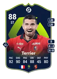 Martin Terrier POTM Ligue 1 88 Overall Rating