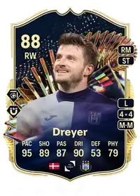 Anders Dreyer Team of the Season 88 Overall Rating