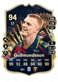 Albert Guðmundsson Team of the Season 94 Overall Rating