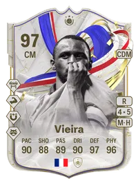 Patrick Vieira Greats of the Game Icon 97 Overall Rating