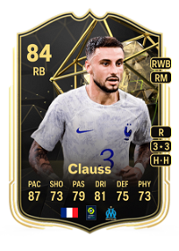 Jonathan Clauss Team of the Week 84 Overall Rating